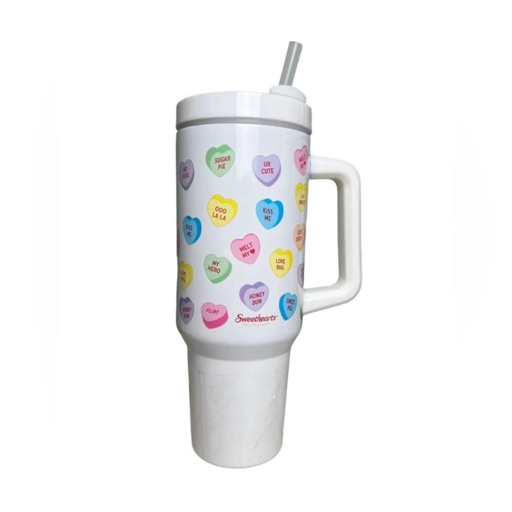 Sweethearts Tumbler Stainless Steel Insulated Conversation Valentines Day